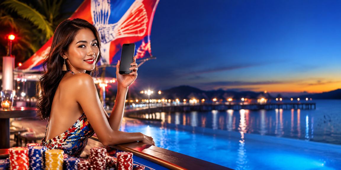 Pengguna di Sabah mengakses meja Blackjack live dealer afb88 melalui telefon mudah alih